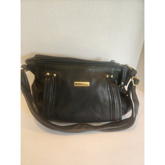 Marc Fisher Black  Leather Shoulder Bag - Picture 5 of 5